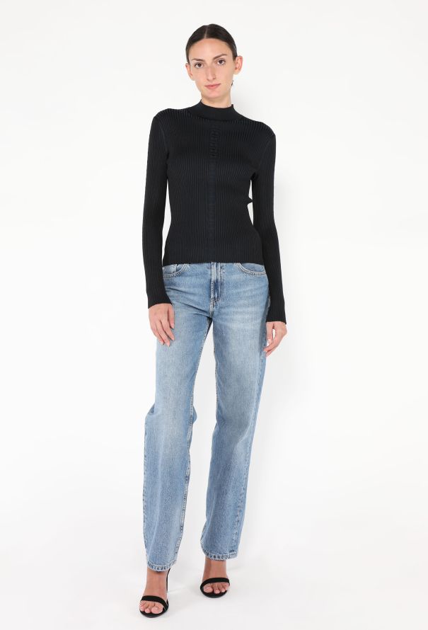 Hermès 2025 Silk Ribbed Médor Sweater - 2