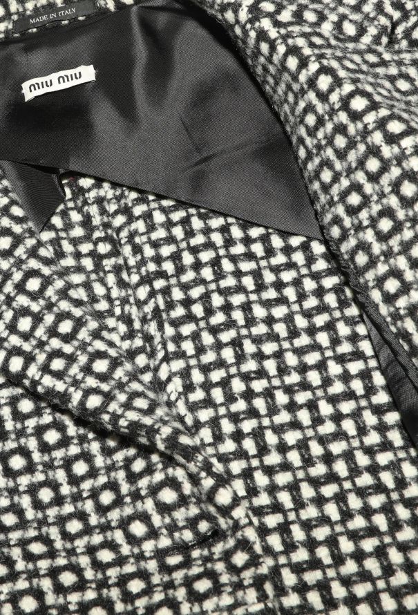 Miu Miu 2009 Bicolor Alpaca Blazer - 6