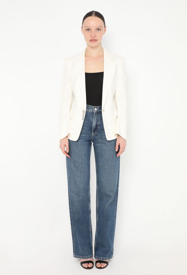 Balenciaga S/S 2006 Embossed Tailored Blazer - 4 Balenciaga S/S 2006 Embossed Tailored Blazer - 4