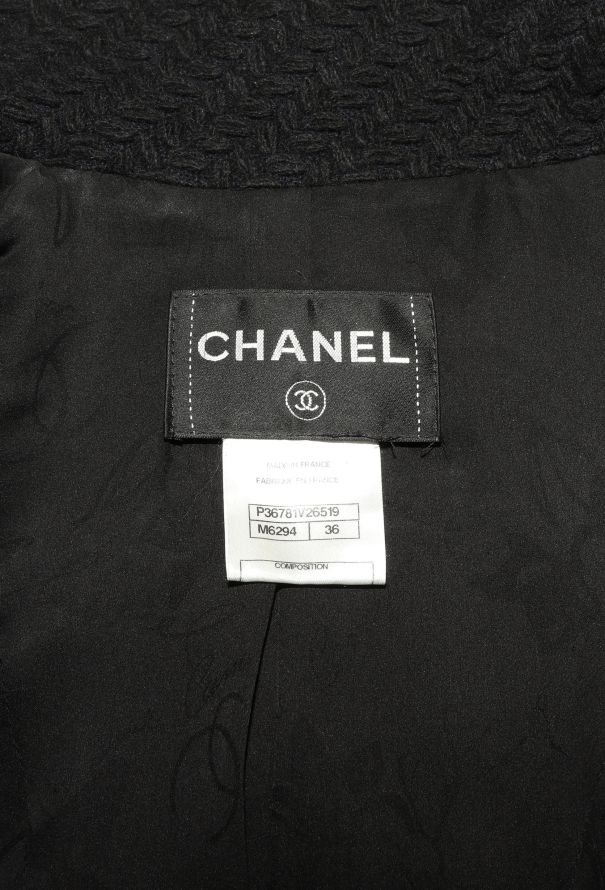 Chanel F/W 2009 Tweed High-Collar Coat - 7