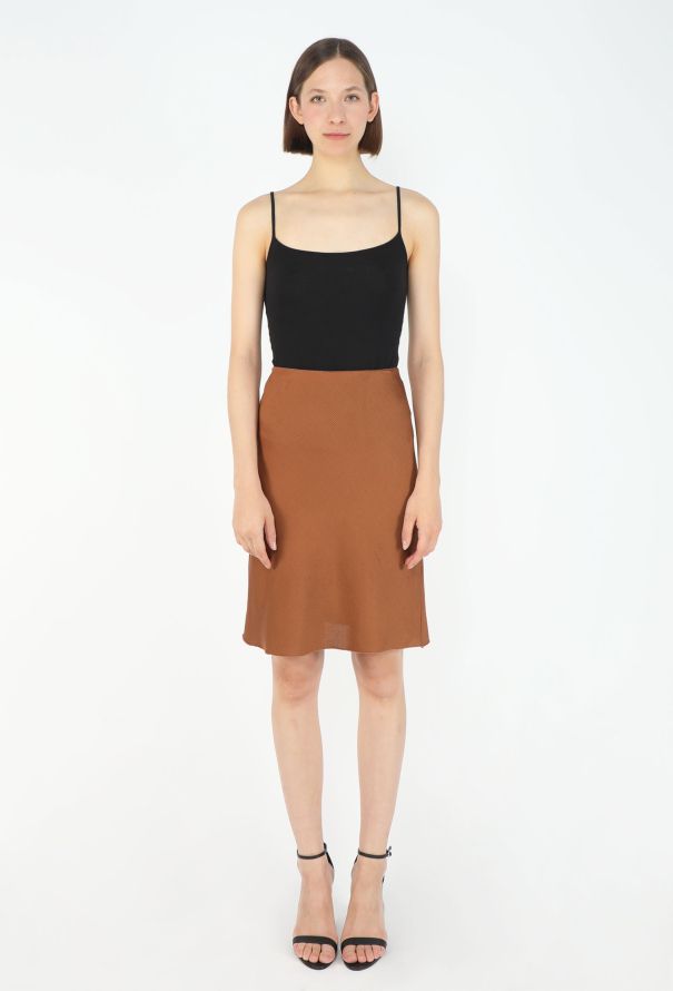 Miu Miu F/W 2025 Ribbed Knit Silk Skirt - 3