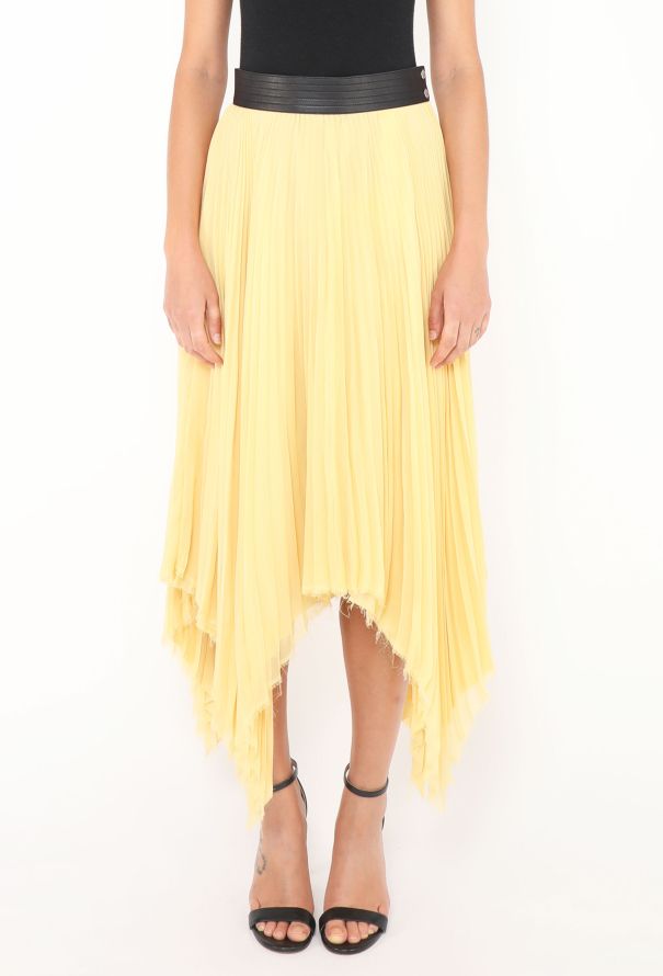 Loewe 2020 Georgette Asymmetric Skirt - 2 Loewe 2020 Georgette Asymmetric Skirt - 2