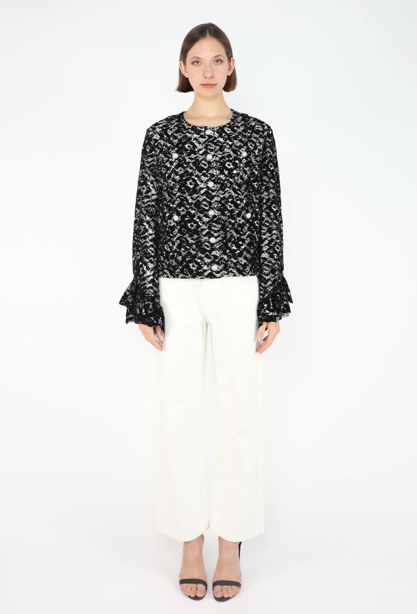 Chanel Paris-Hangzhou Velvet Lace Jacket, Pre-Fall 2025 - 3