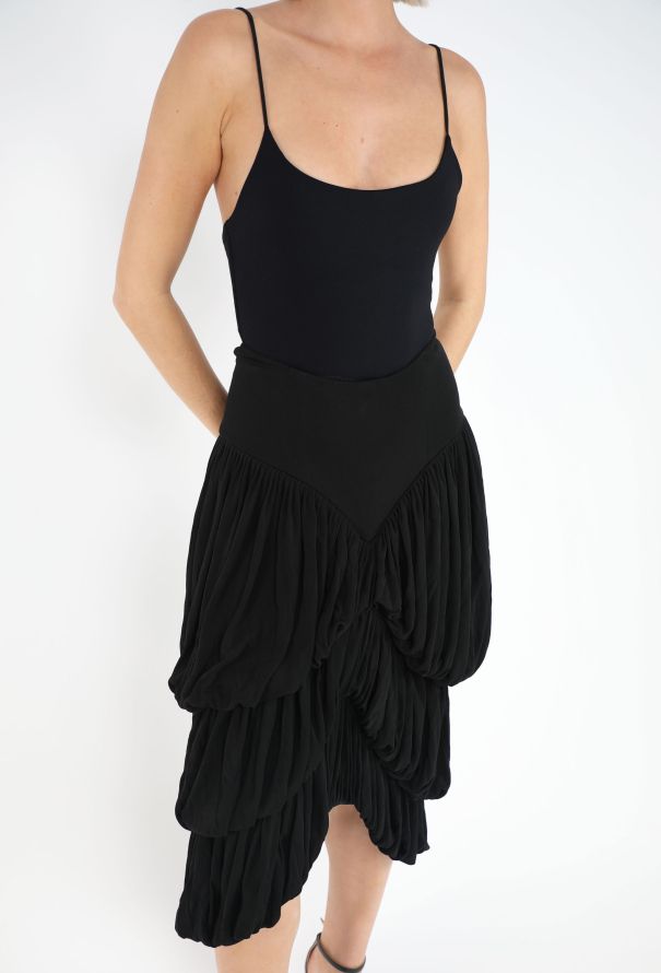 Norma Kamali S/S 1988 Tiered Harem Skirt - 3
