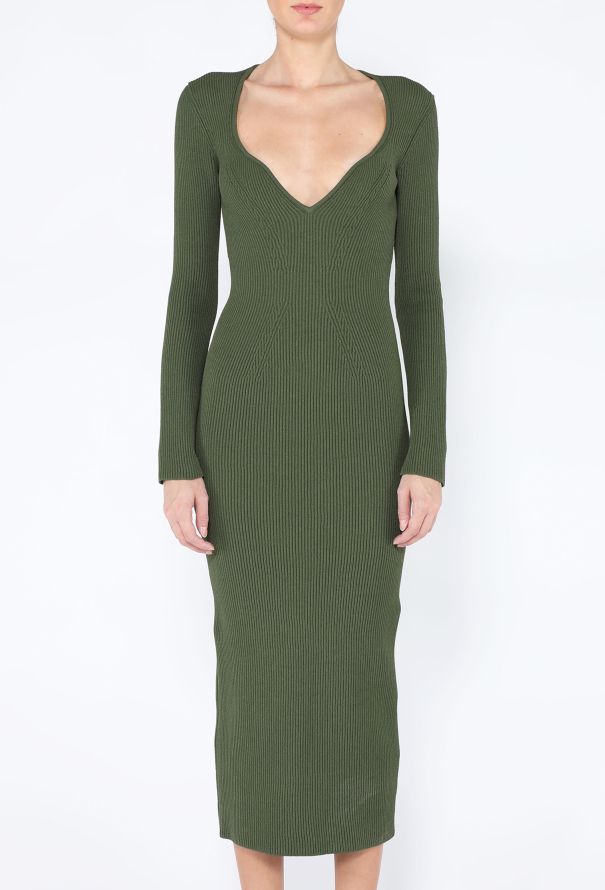 Khaite 2024 Alessandra Ribbed Dress - 3