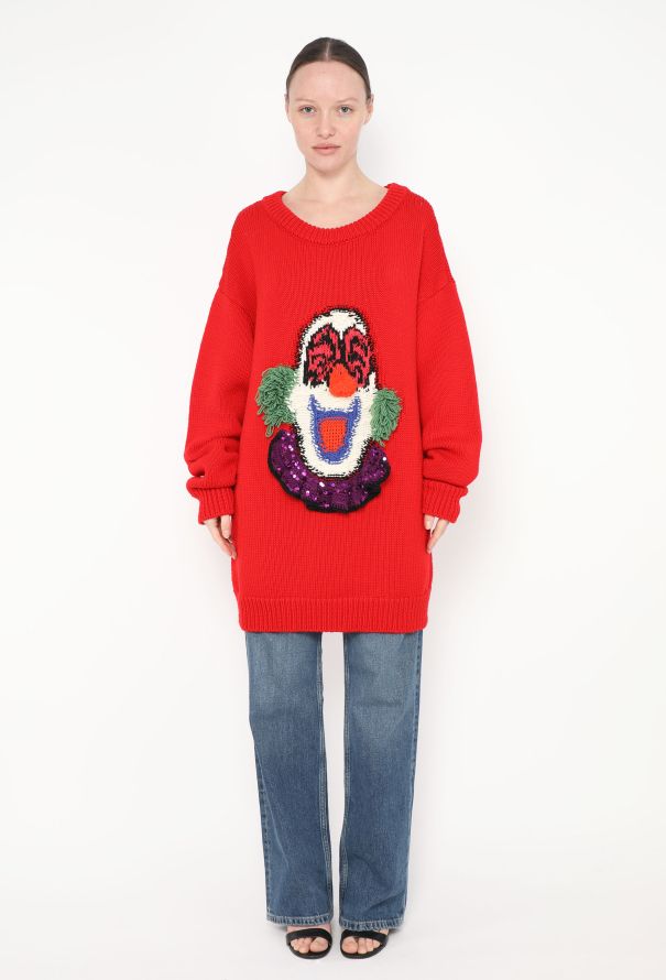 Céline S/S 2021 Oversized Intarsia Sweater - 3