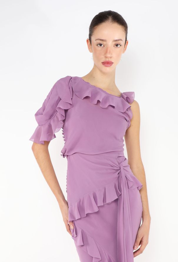 John Galliano STUNNING 2002 Bias Silk Flamenco Gown - 2