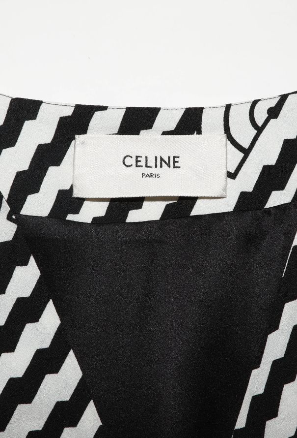 Céline 2021 Geometric Bicolor Dress - 6 Céline 2021 Geometric Bicolor Dress - 6