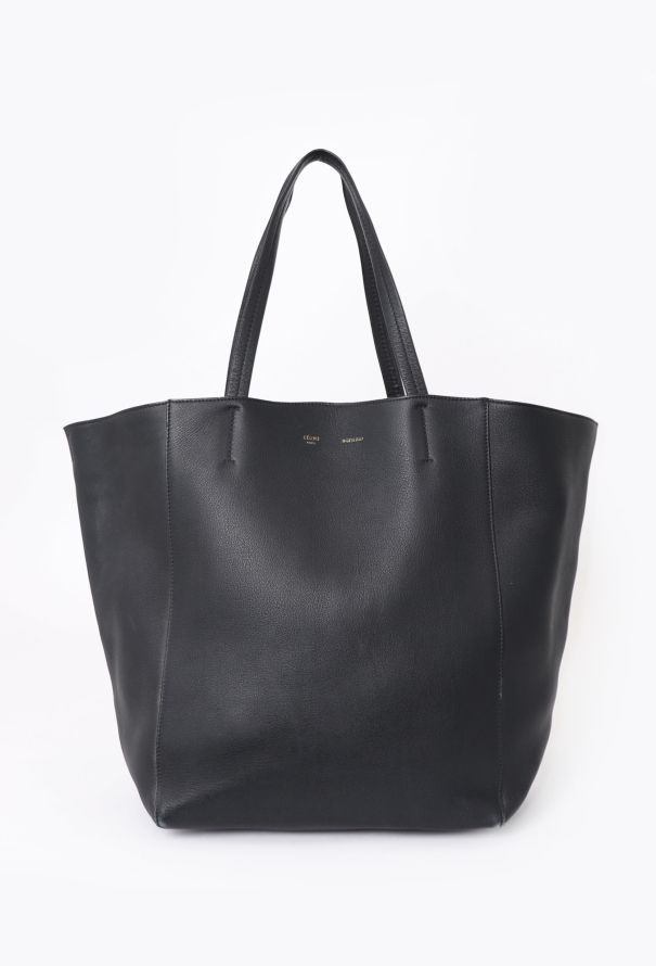 Céline Black Phantom Cabas Tote Bag - 1