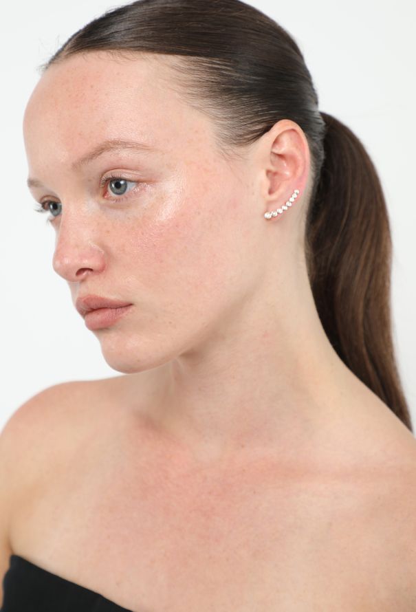 Modern Fine Jewelry Jacquie Aiche 18k Yellow Gold & Diamond Single Earring - 2