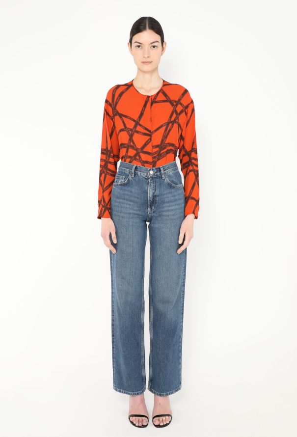 Hermès F/W 2004 Bolducs Silk Blouse - 4 Hermès F/W 2004 Bolducs Silk Blouse - 4
