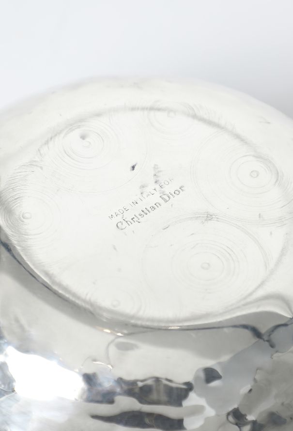 Dior Vintage Hammered Silver Candy Dish - 6