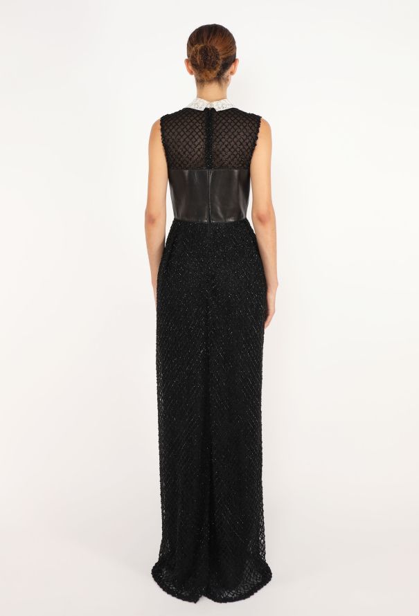 Valentino Embellished Lace Column Dress, F/W 2013 - 4