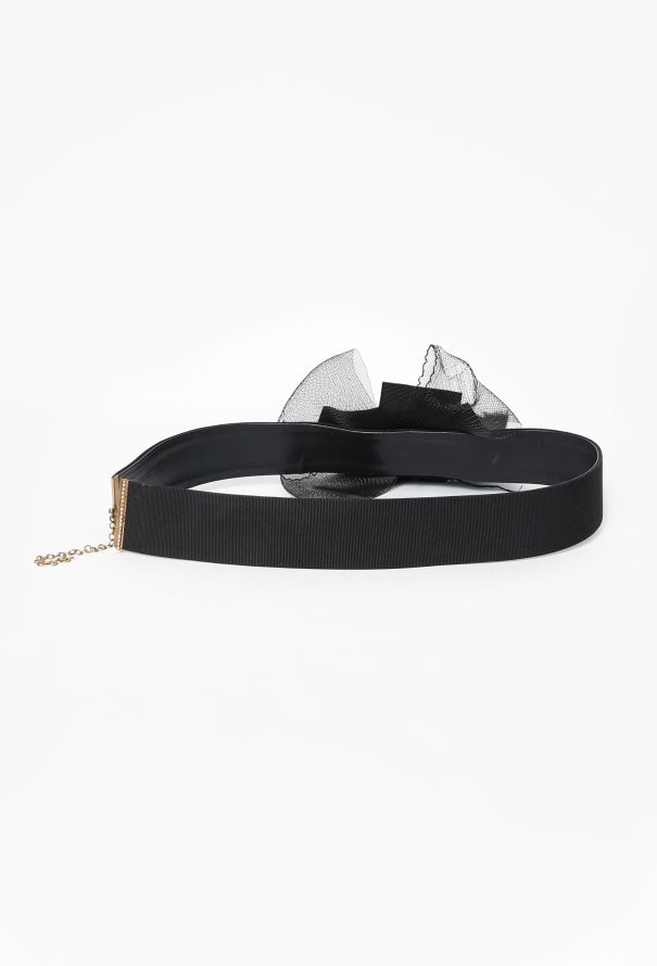 Chanel 2001 Starburst Grosgrain Belt - 4