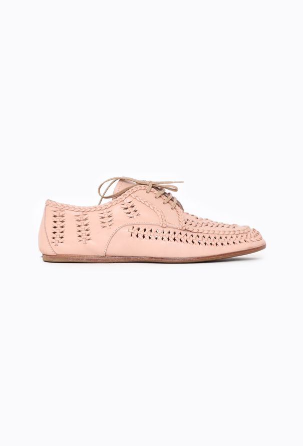 Prada S/S 2020 Woven Leather Flats - 1