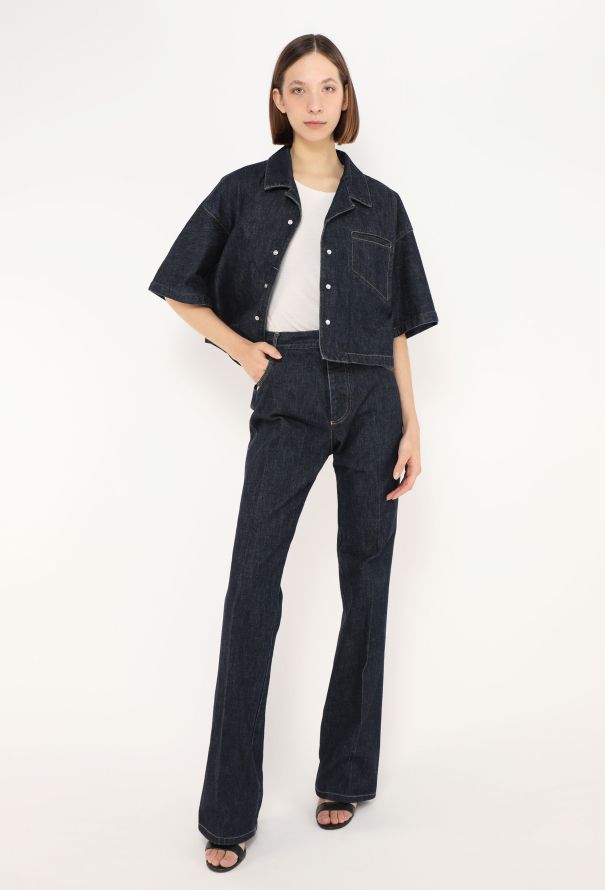 Bottega Veneta 2020 Denim Bootcut Ensemble - 3