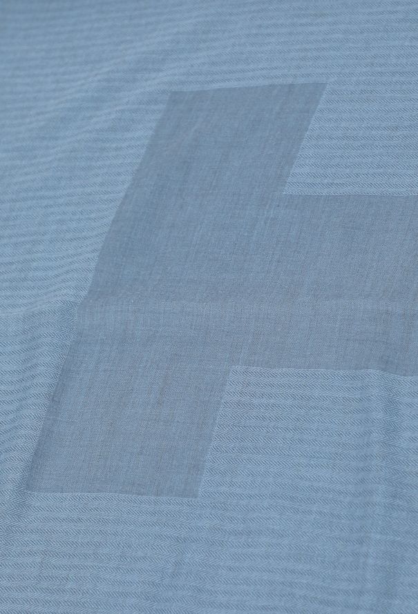 Hermès Herringbone Cashmere Shawl - 6
