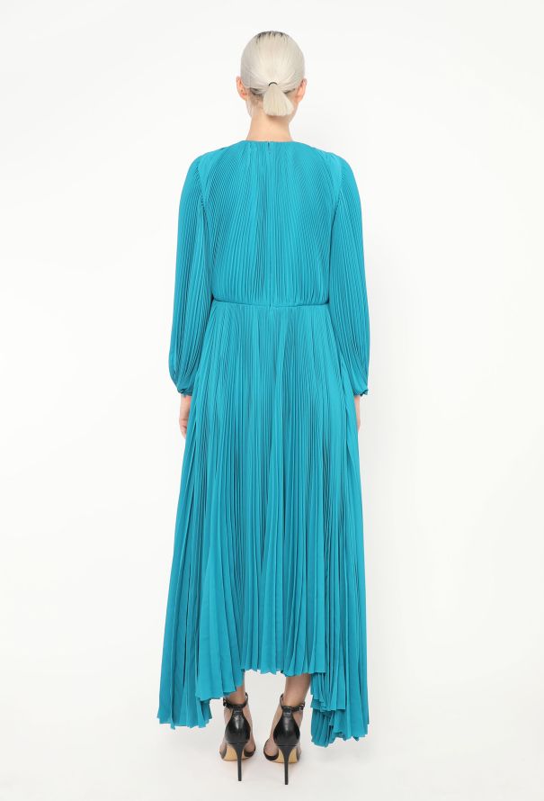 Balenciaga S/S 2022 Asymmetrical Pleated Dress - 6 Balenciaga S/S 2022 Asymmetrical Pleated Dress - 6