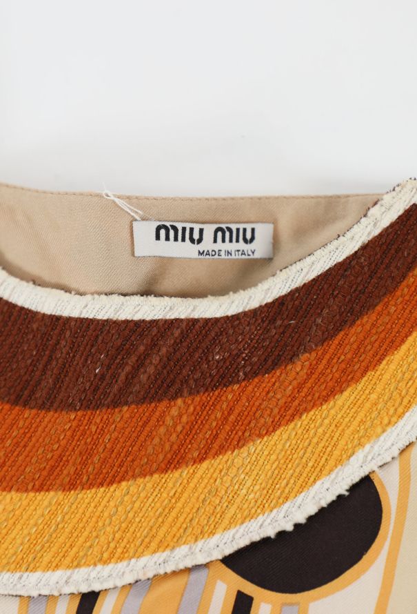 Miu Miu S/S 2005 Silk Printed Dress - 6