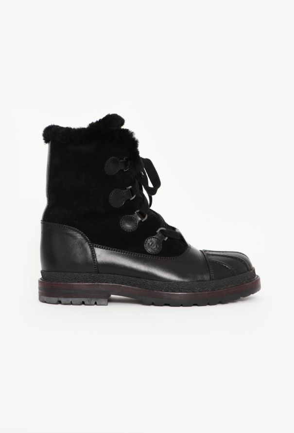 Chanel Pre-Fall 2016 Paris-Rome Shearling Boots - 1
