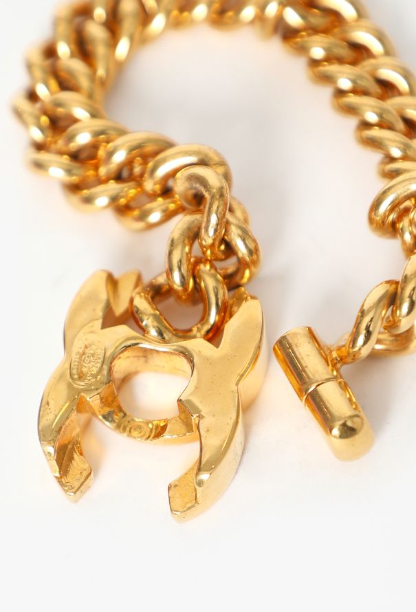 Chanel 1995 'CC' Gourmette Bracelet - 3