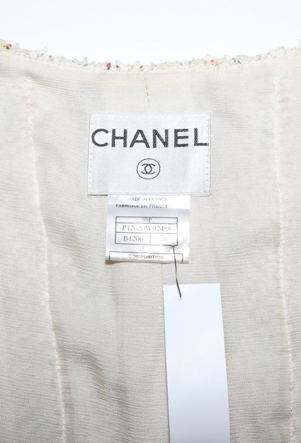 Chanel 1999 Painted Trim Tweed Jacket - 7