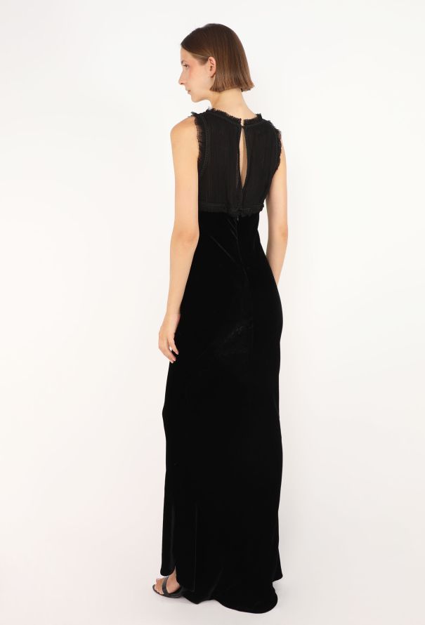 Jean Paul Gaultier Embroidered Velvet Gown, Late 1990s - 5