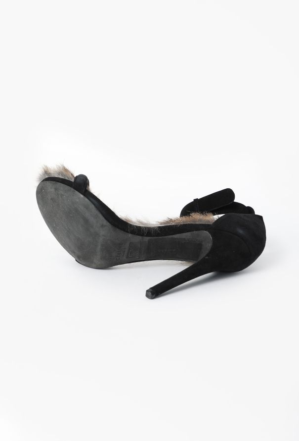 Céline F/W 2010 Rabbit Fur Sandals - 6