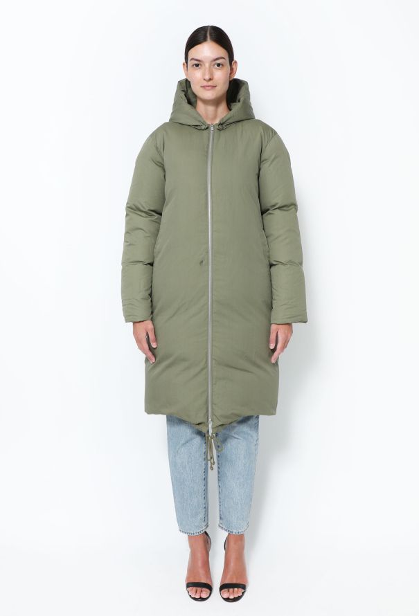 Céline Pre-Fall 2018 Oversized Down Parka Khaki green - 4