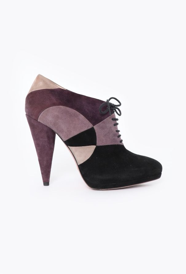 Prada 2000s Patchwork Oxford Heels - 1