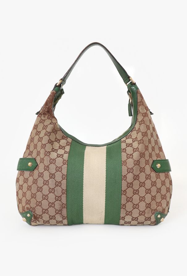 Gucci Monogram Horsebit Shoulder Bag - 3