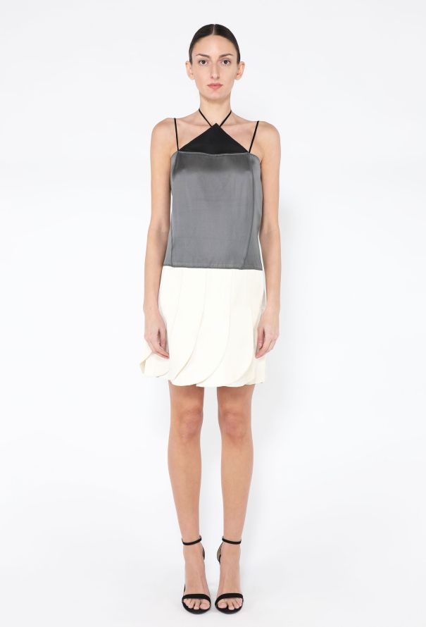 Miu Miu S/S 2007 Color Block Halter Dress - 1