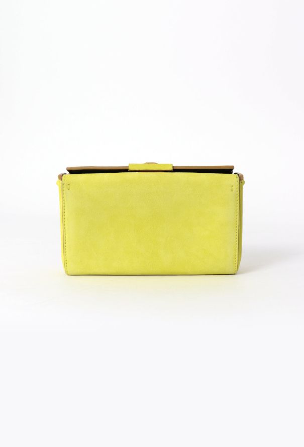 Valentino Yellow Suede Clutch - 4 Valentino Yellow Suede Clutch - 4