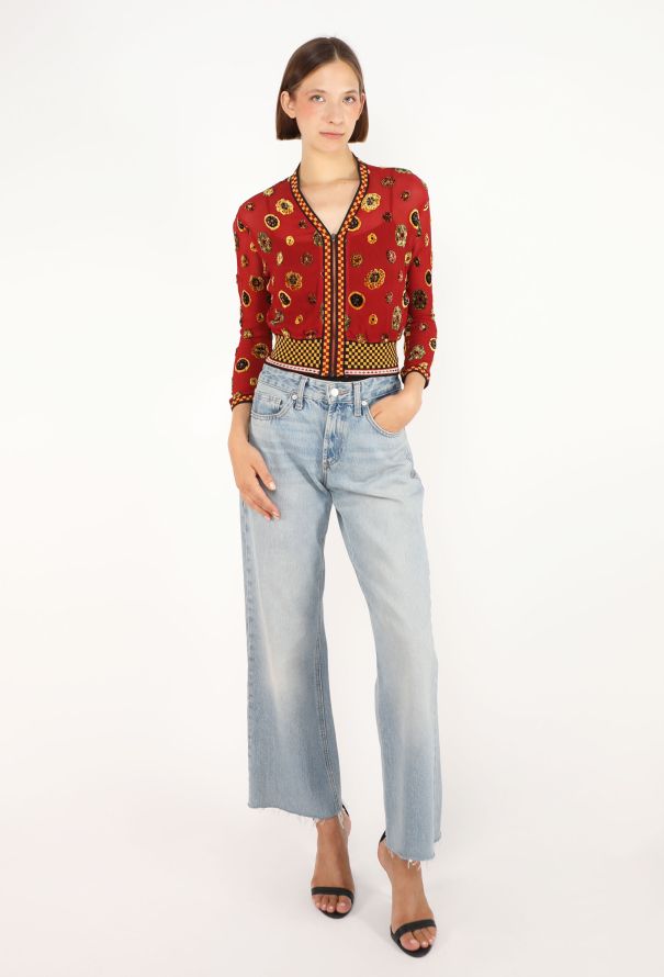 Jean Paul Gaultier Embroidered Chiffon Top, 2001 - 3