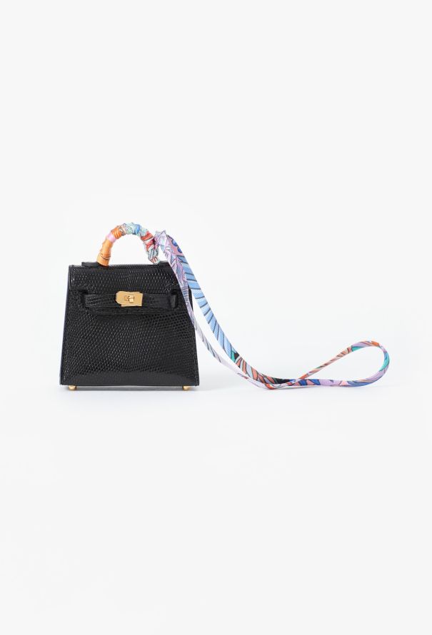 Hermès Lizard Kelly Twilly Bag Charm - 5