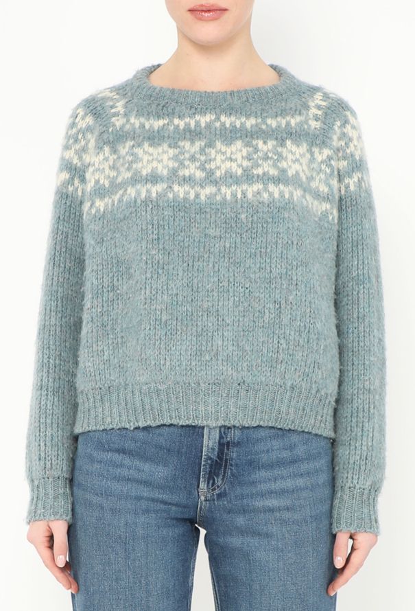 Céline 2022 Fair Isle Knit Sweater - 1