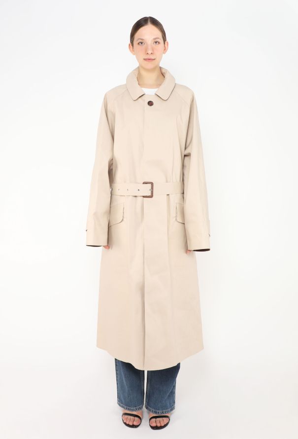 Maison Margiela 2021 Belted Mackintosh Trench - 3