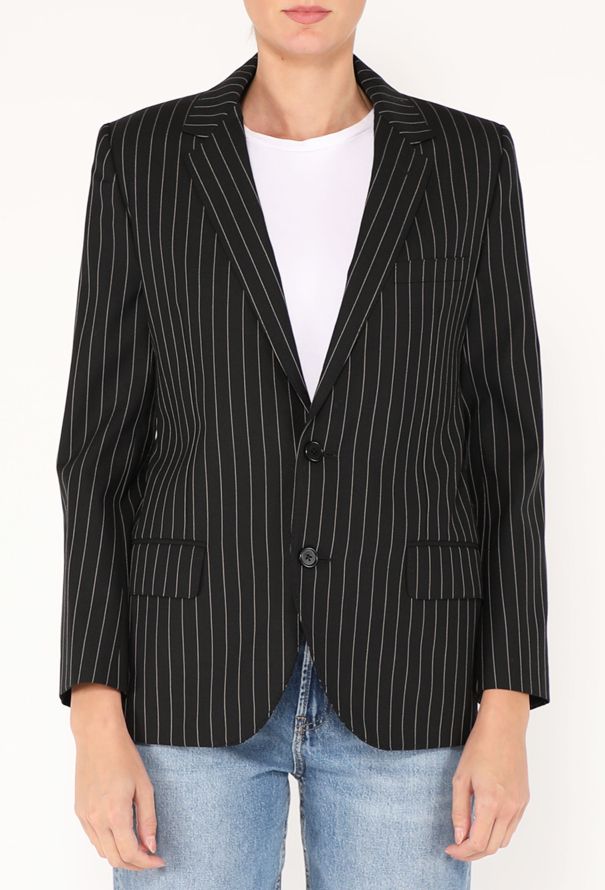 Céline S/S 2021 Tailored Pinstripe Blazer - 1
