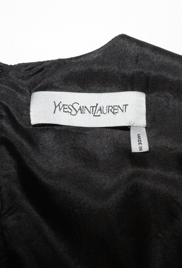 Saint Laurent Silk Leopard Print Dress - 6