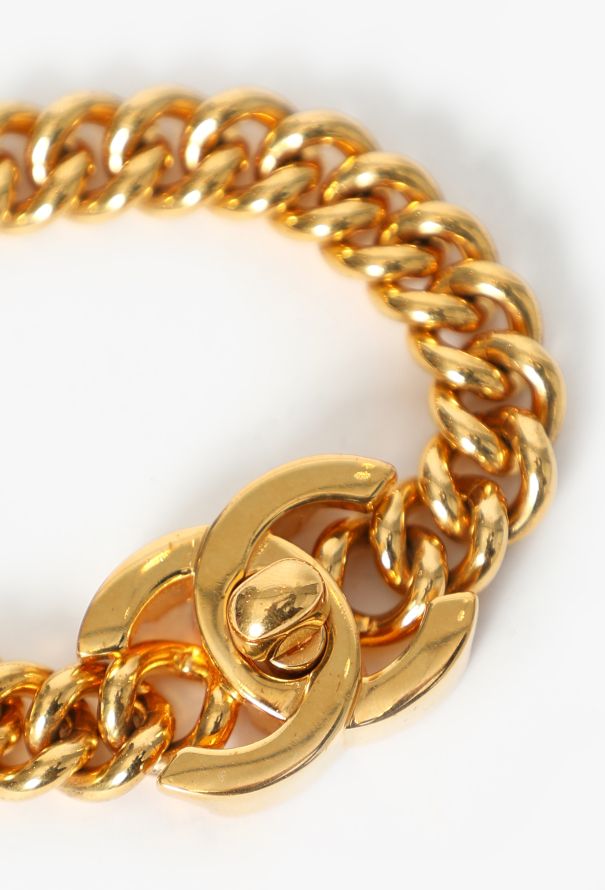 Chanel 1995 'CC' Gourmette Bracelet - 2