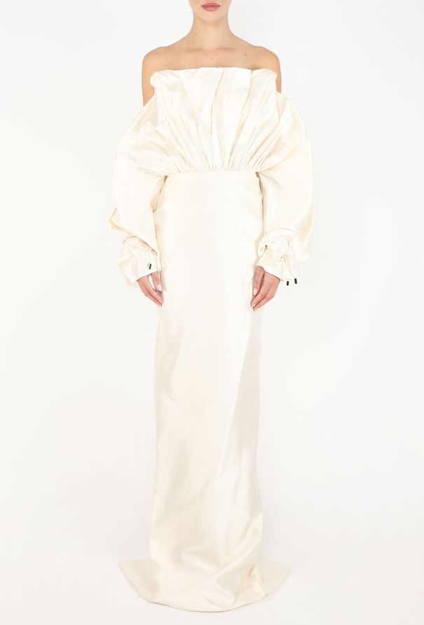 Tom Ford 2022 Scalloped Bustier Bridal Gown - 4