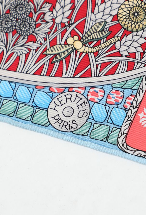 Hermès 2017 'Parures de Samurai' 90cm Silk Carré - 4