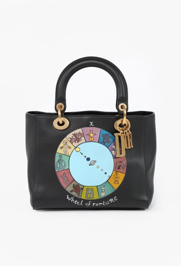 Dior 2018 Lady D-Lite Wheel of Fortune Tote - 1