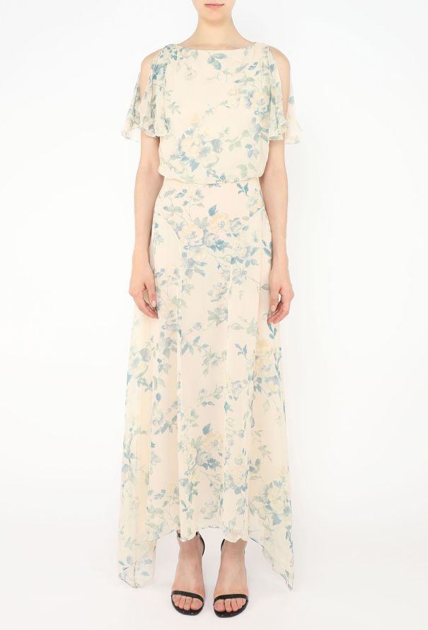 Céline 2020 Blooming Floral Chiffon Dress - 2