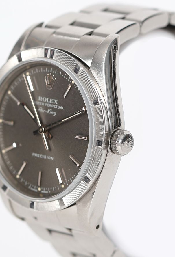 Rolex 1991 Air-King Grey Dial & Stainless Steel Watch - 5