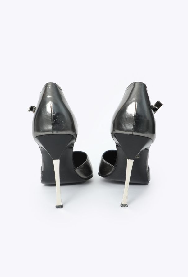 Gucci F/W 1997 Metallic Leather Pumps - 4