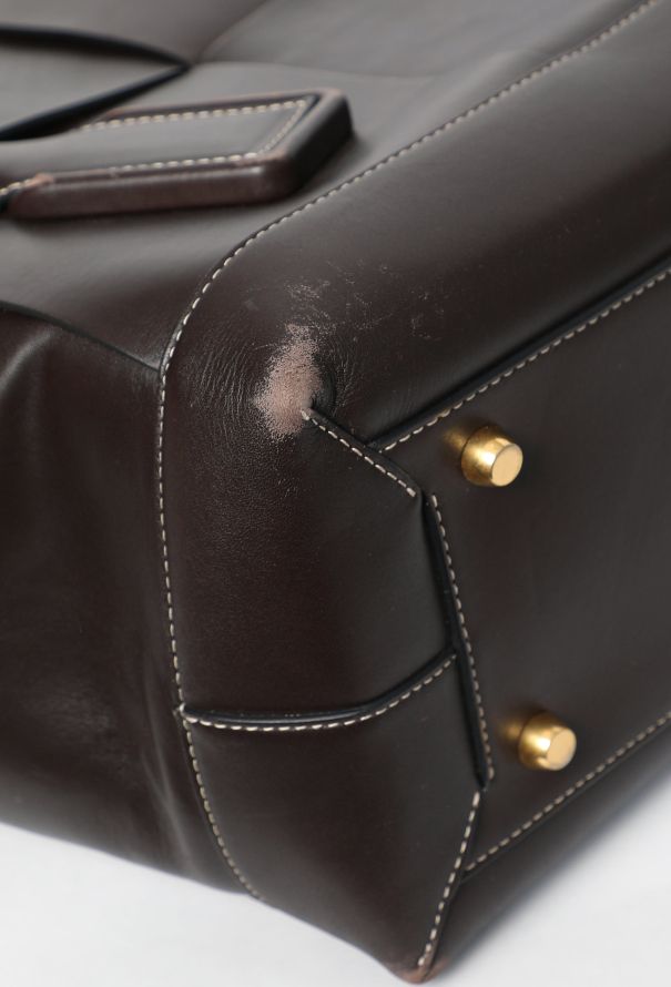 Bottega Veneta Pre-Fall 2019 Maxi Arco Tote Bag Chocolate brown - 10