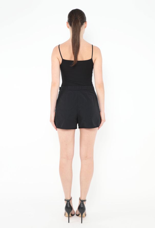 Balenciaga 2011 Abstract Silk Twill Shorts - 4 Balenciaga 2011 Abstract Silk Twill Shorts - 4