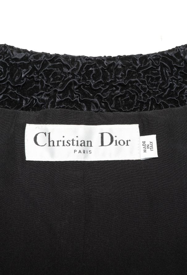 Dior Textured Floral Cropped Jacket - 6 Dior Textured Floral Cropped Jacket - 6