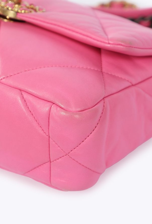 Chanel Pink 19 Medium Flap Bag - 10